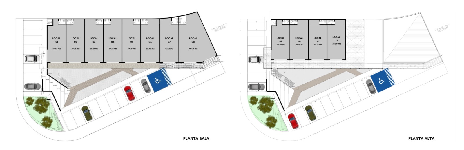 Plano de locales — Plaza Puertas de San Miguel